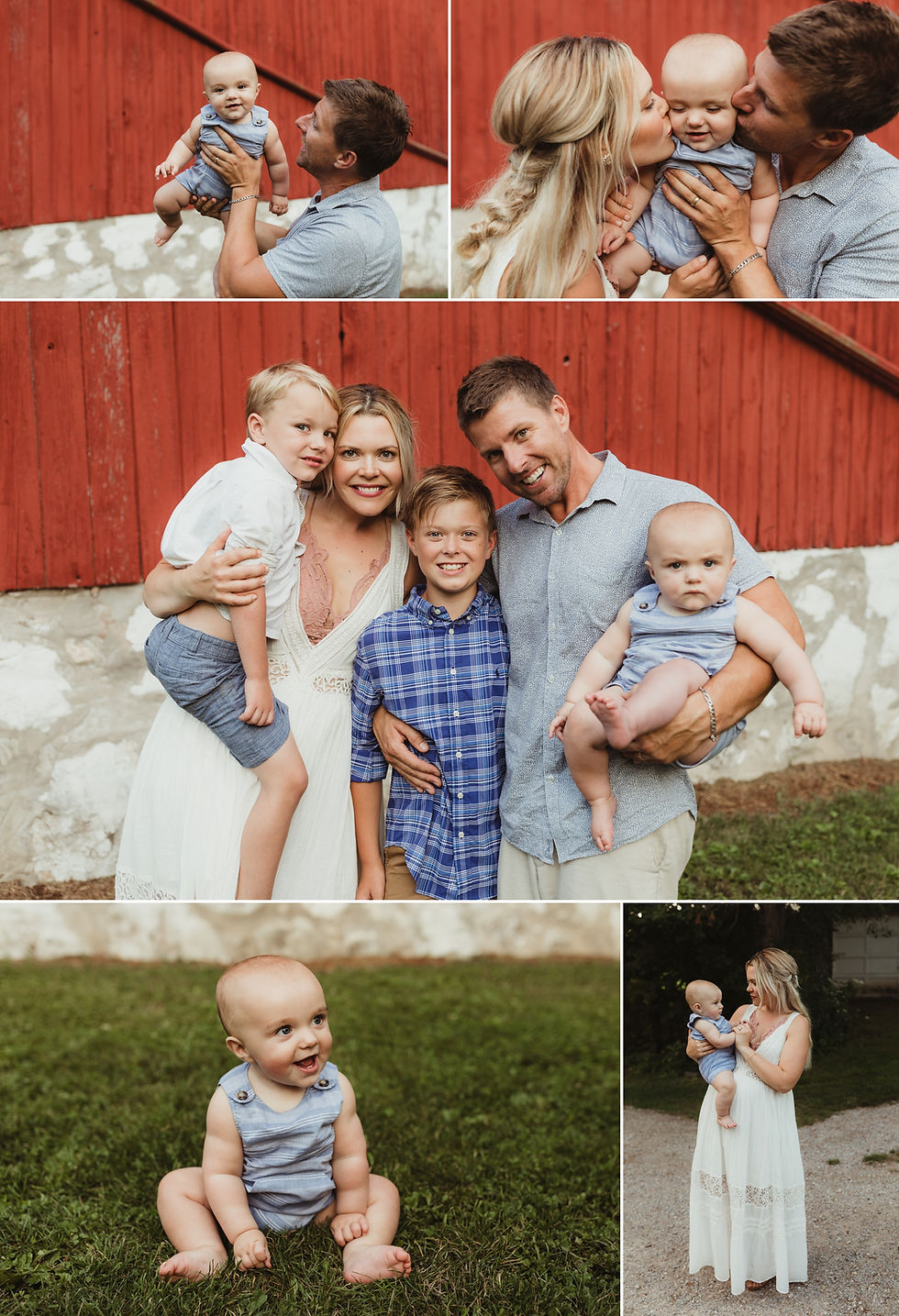 candid and fun family photo session