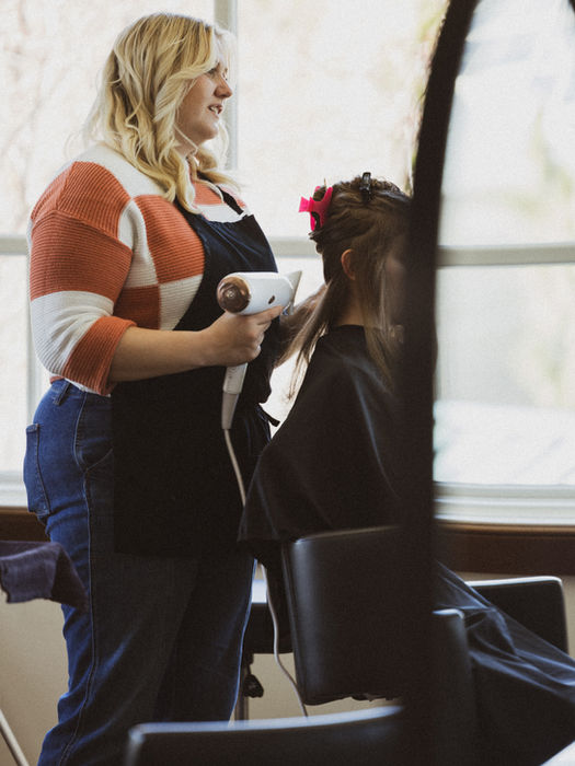healthy hair treatment service at Brick Canvas Salon Lehi Utah