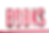 Picture of red letters spelling out the word "Books"