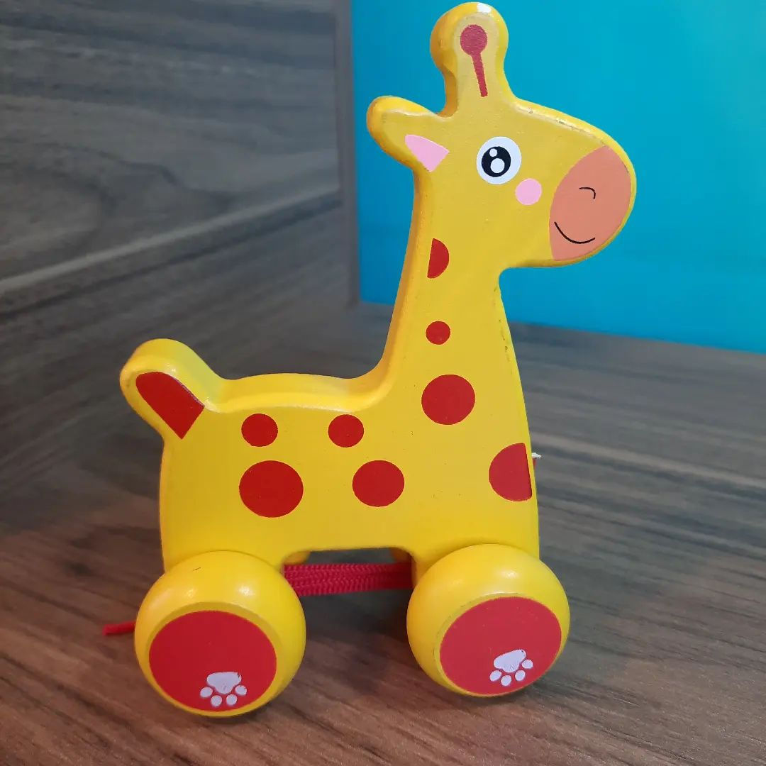 Carrito de arrrastre jirafa