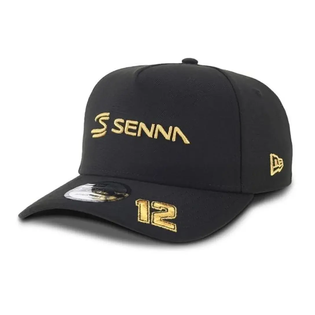 Boné 9FORTY A-Frame Senna Preto & Dourado