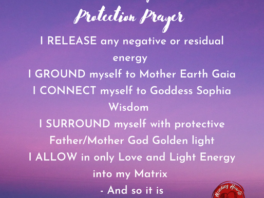 Grounding, Cleansing & Protecting