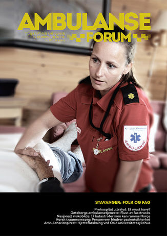 ambulanseforum magasin magasindesign trondheim grafisk designer trondheim brosjyre brosjyredeisgn produksjon