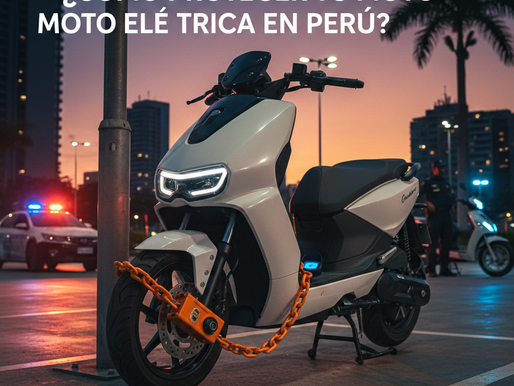 ¿Cómo Proteger tu Moto Eléctrica de Robos en Perú? Guía 2026