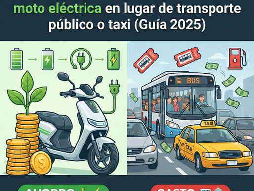 🛵💸 Cómo ahorrar dinero usando bicimoto en lugar de transporte público o taxi (Guía 2025)