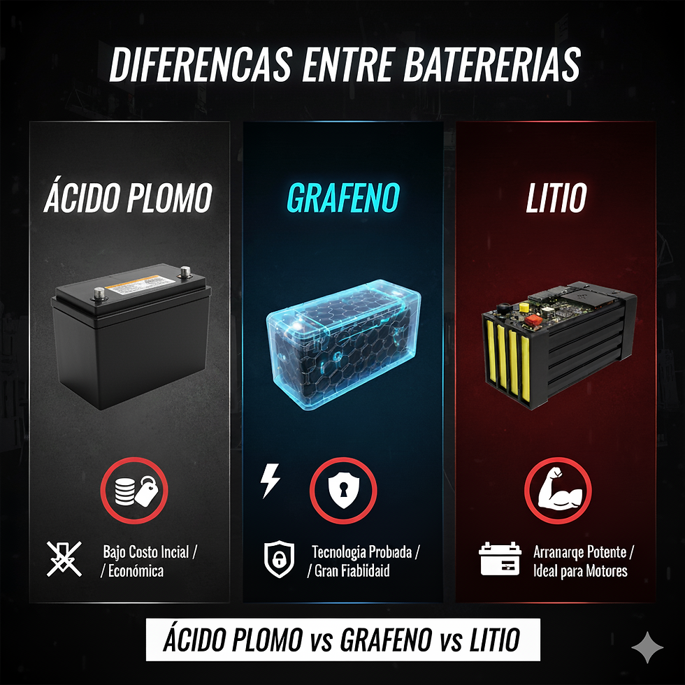 Diferencias entre las baterías