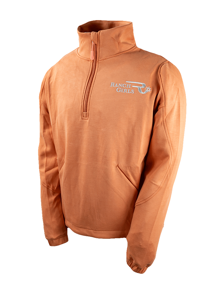 light hybrid fabric quarter zip
