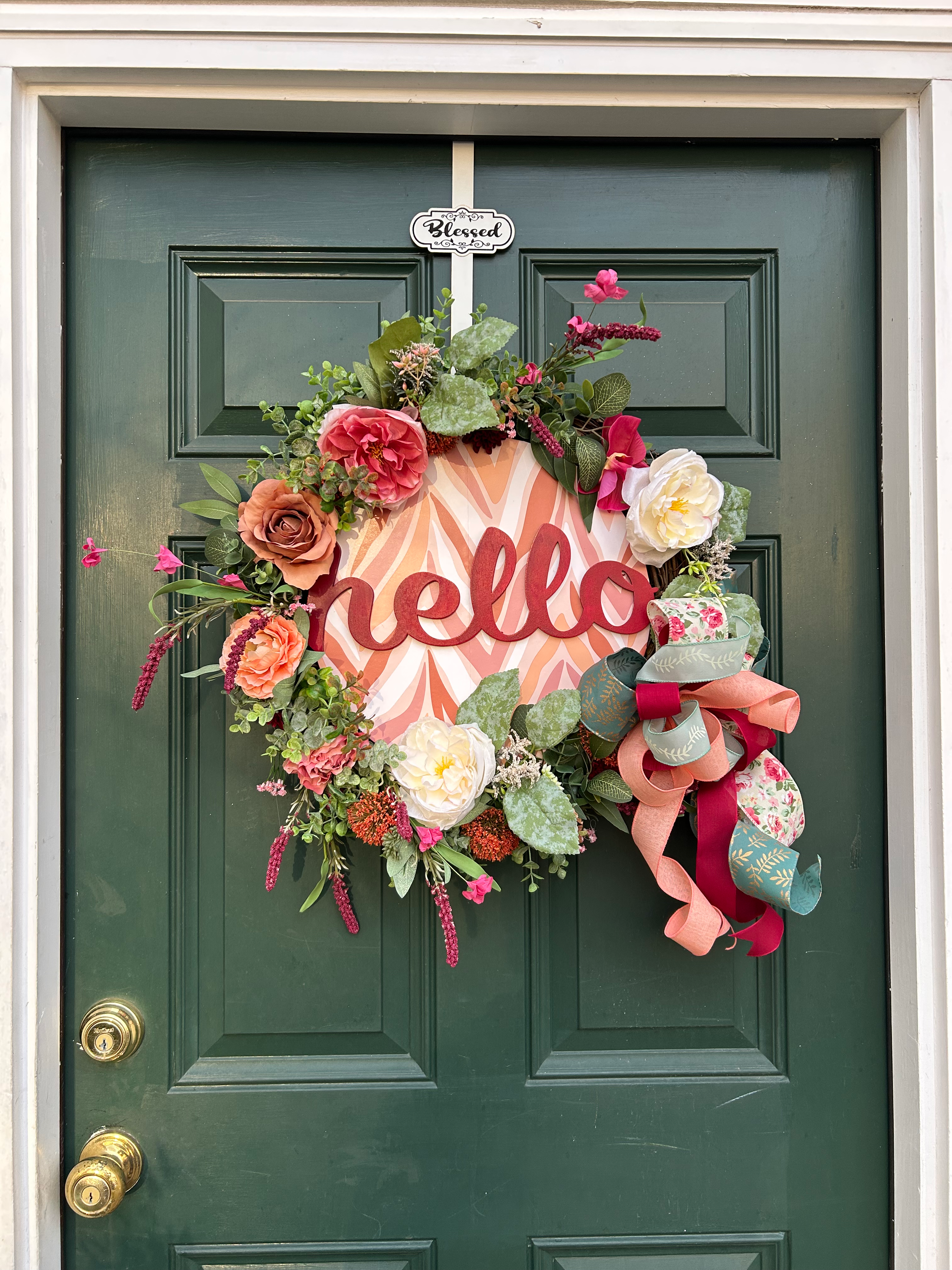 Terra Cotta Spring Wreath