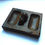 Thumbnail: Rare 1930s / 40s Robert 'Mouseman' Thompson Dark Oak Double Pin Tray