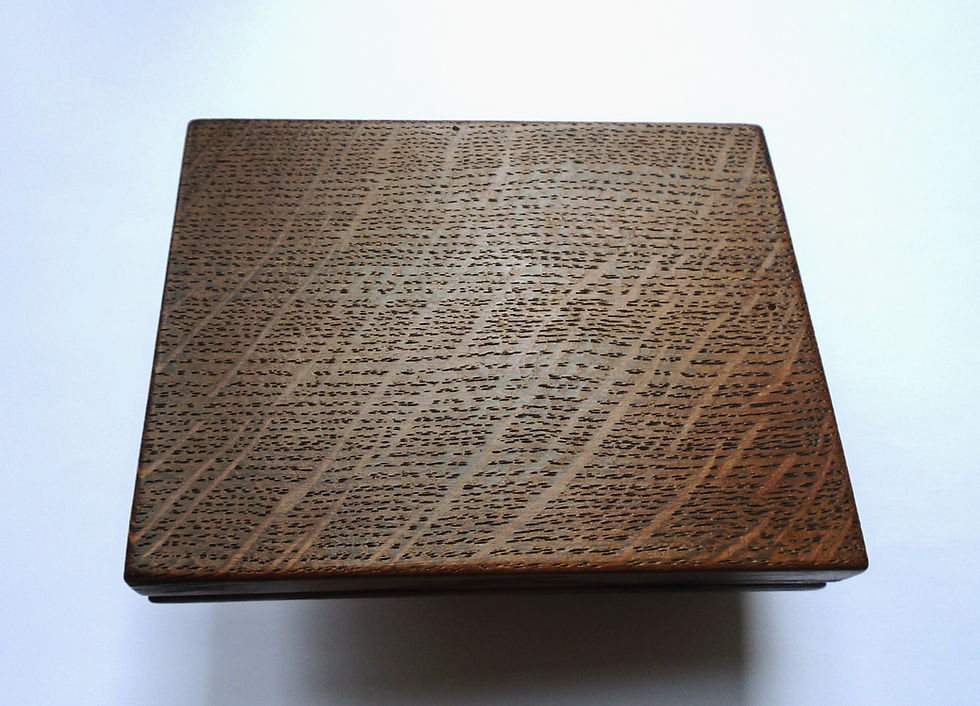 Thumbnail: Rare Robert 'Mouseman' Thompson Dark Oak Double Pin Tray