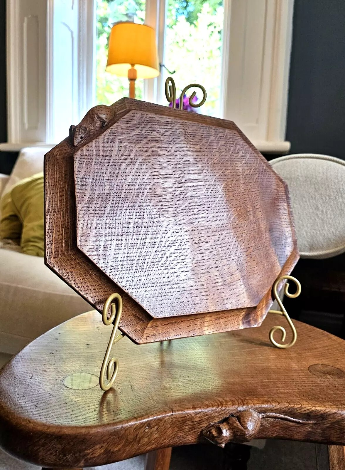 Vintage Robert 'Mouseman' Thompson Bread Board.