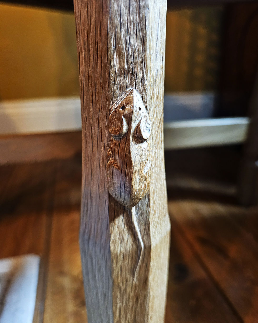 Robert 'Mouseman' Thompson Oak Monks Chair