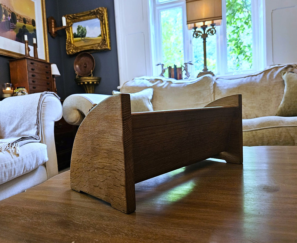 Thumbnail: Vintage Robert 'Mouseman' Thompson Book Trough. Circa 1960s