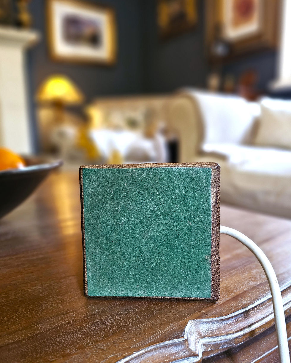 Thumbnail: Mouseman Craftsman. Rare Peter 'Rabbitman' Heap Table / Desk Lamp