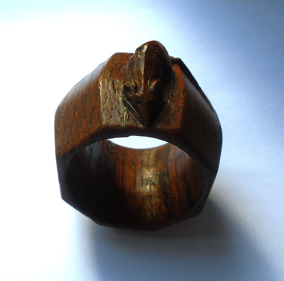 Early Robert 'Mouseman' Thompson 3.8cm Napkin Ring. c1930s / 40s
