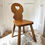 Thumbnail: Mouseman Craftsman, Colin 'Beaverman' Almack, Pierced Heart Child's Chair
