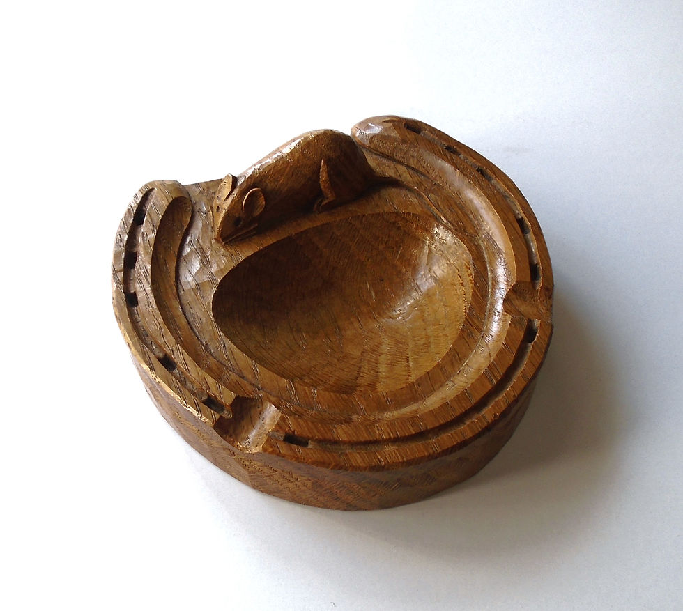 Thumbnail: Robert Mouseman Thompson Horseshoe Ashtray