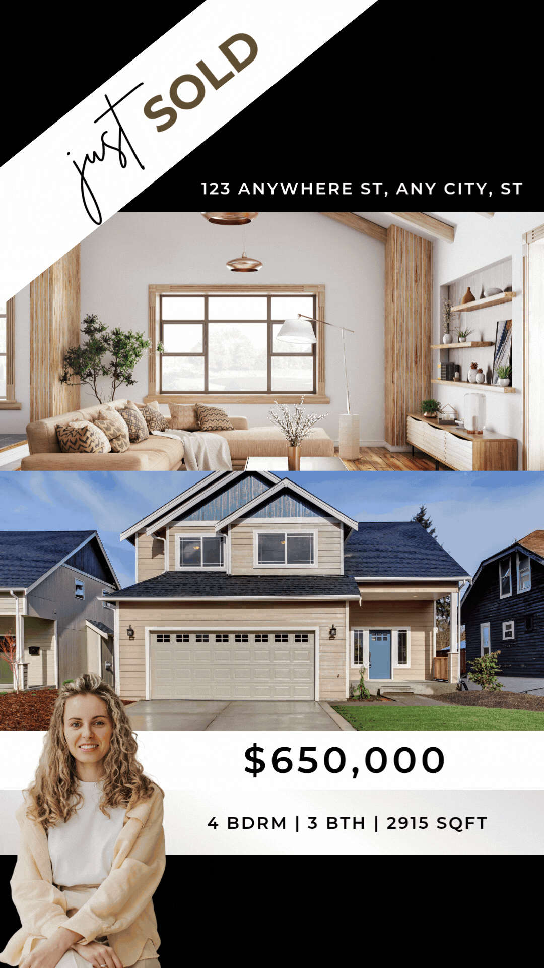 Just Sold Instagram Stories  RE Social Club.gif