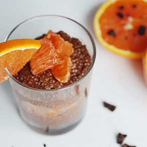 Chocolate and Orange Chia Seed Pudding