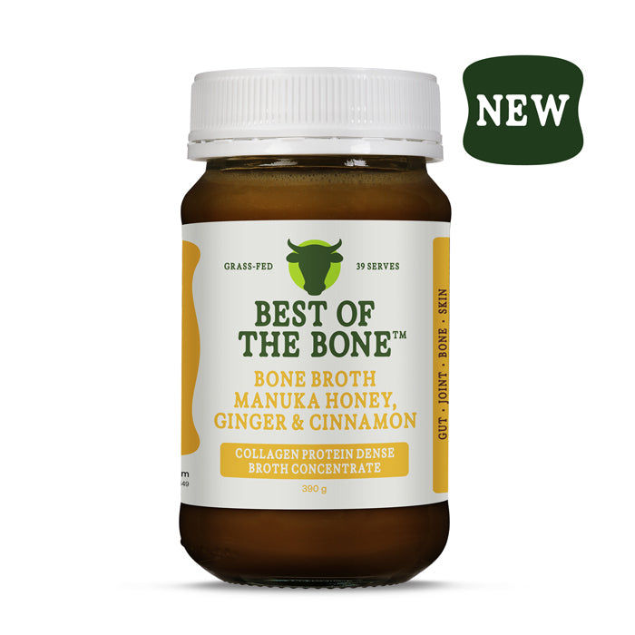 Best of The Bone - Bone Broth Concentrate Manuka Honey, Ginger & Cinnamon 390g