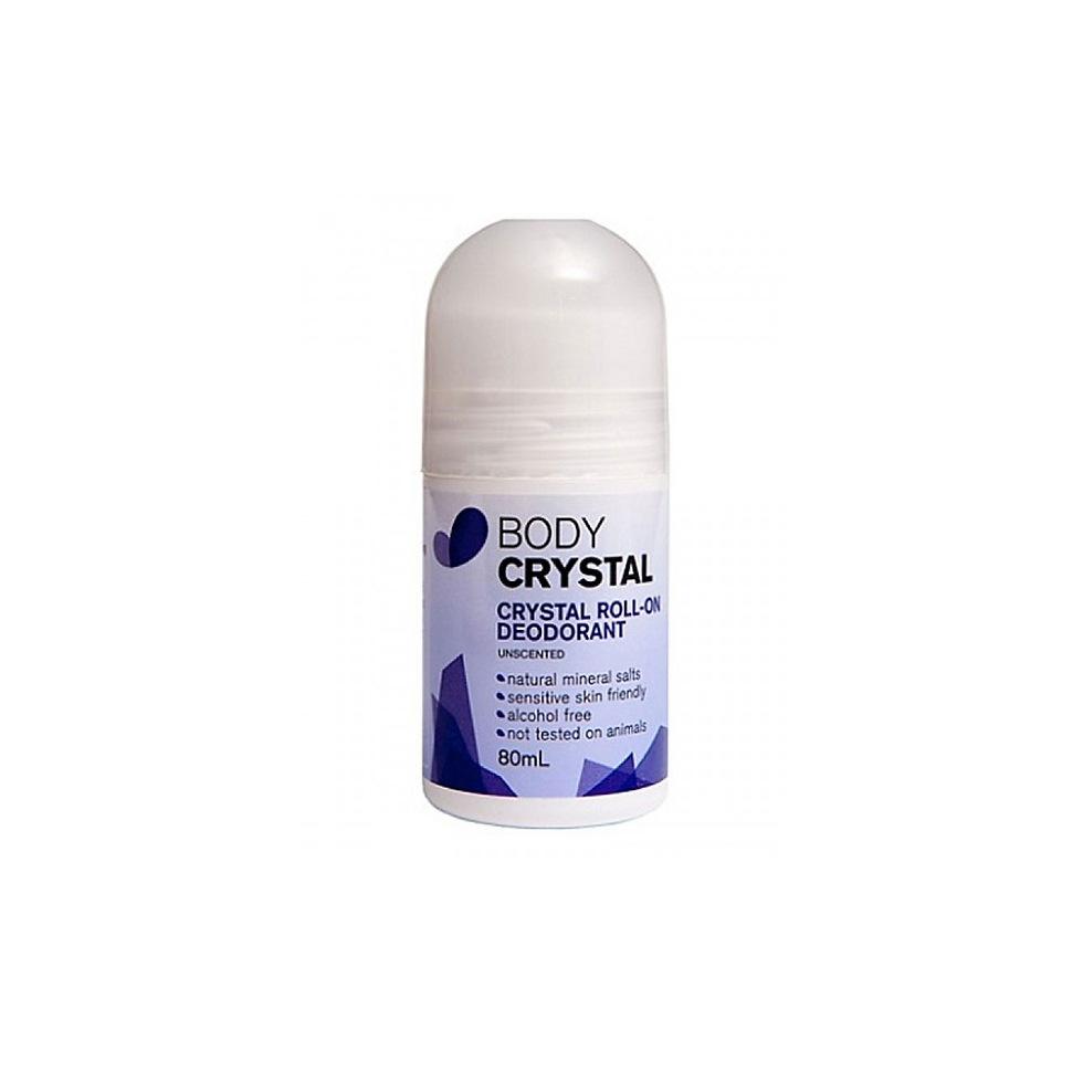 The Body Crystal - Crystal Roll On Deodorant Range 80ml