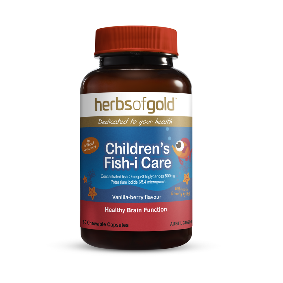 Herbs of Gold - Children's Fish-i Care (chewable) 60C