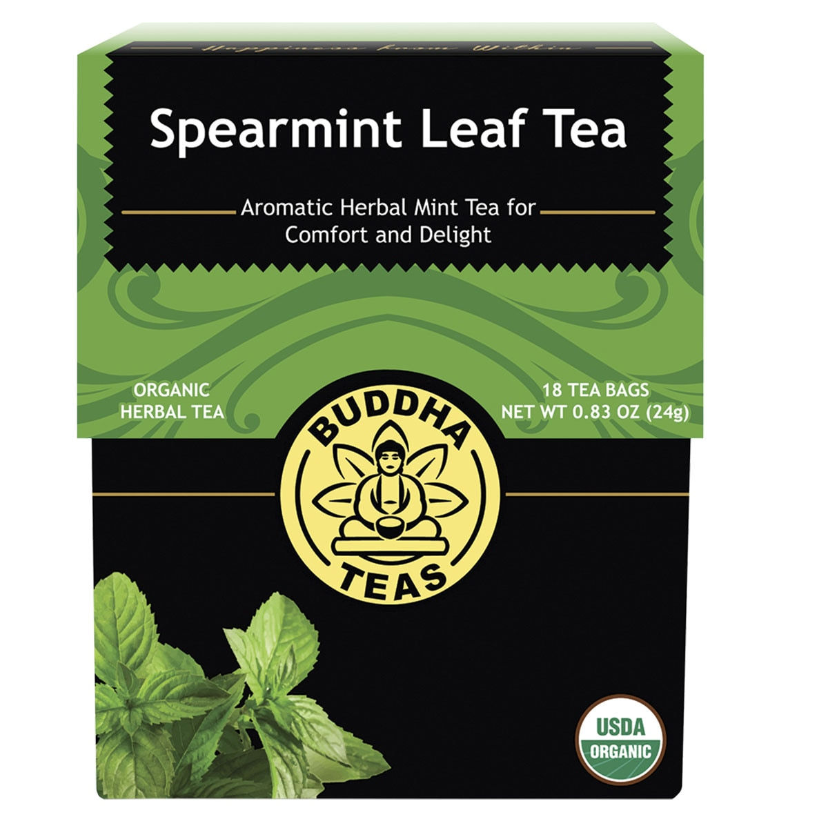Buddha Teas - Spearmint Leaf Tea 18pk