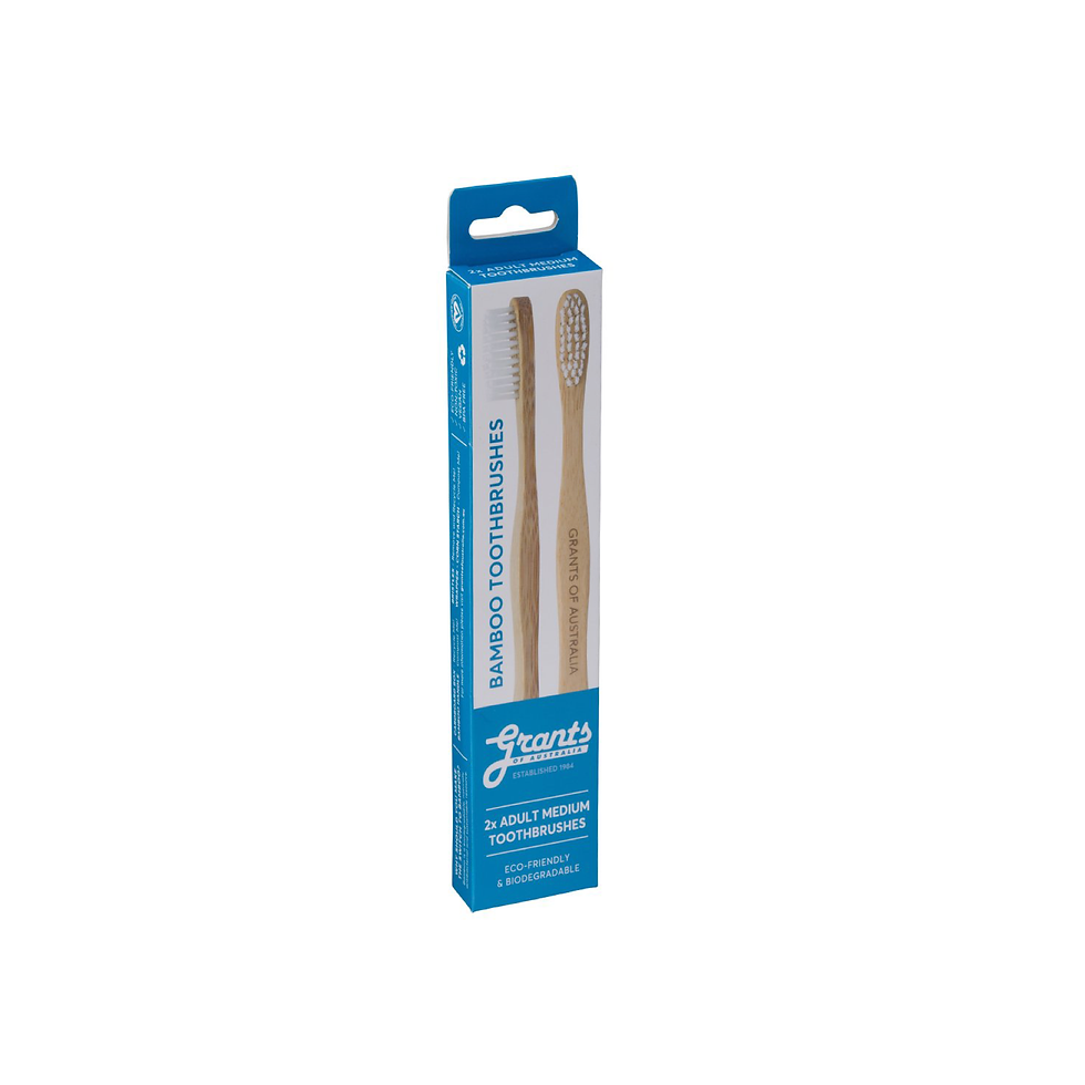 Grants - Adult Medium Bamboo Toothbrush