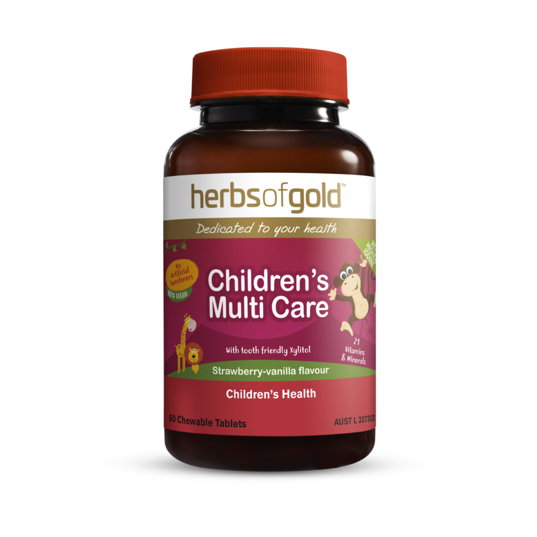 Herbs of Gold - Children's Multi Care (chewable) 60T