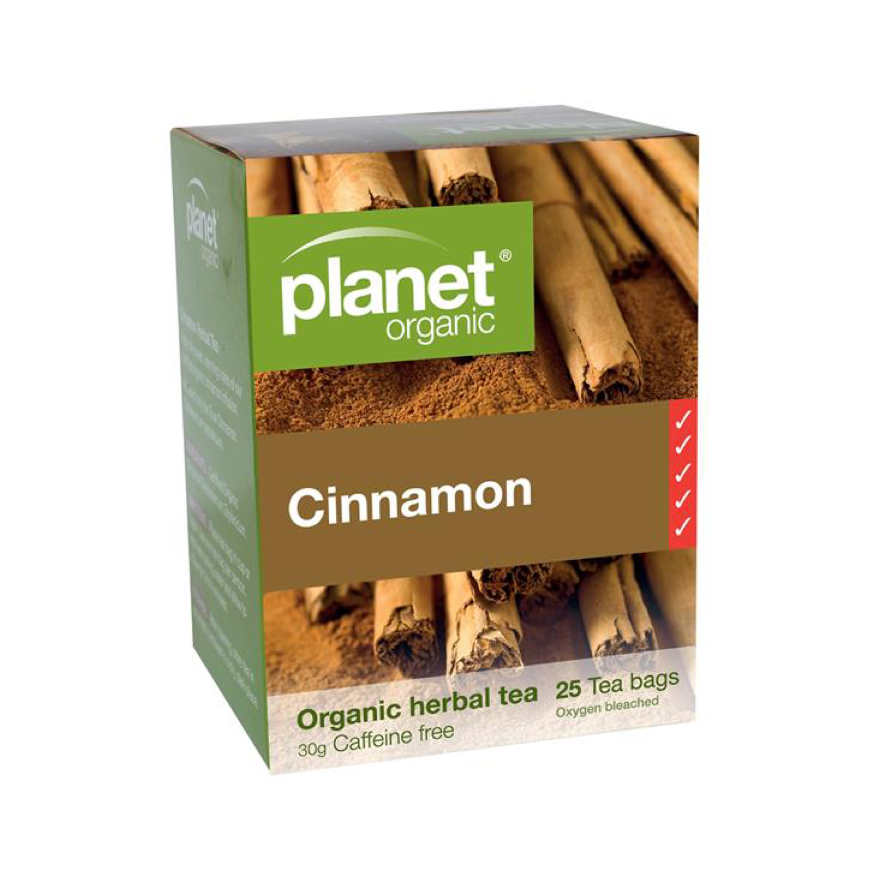 Planet Organic - Cinnamon Organic Tea 25 Bags