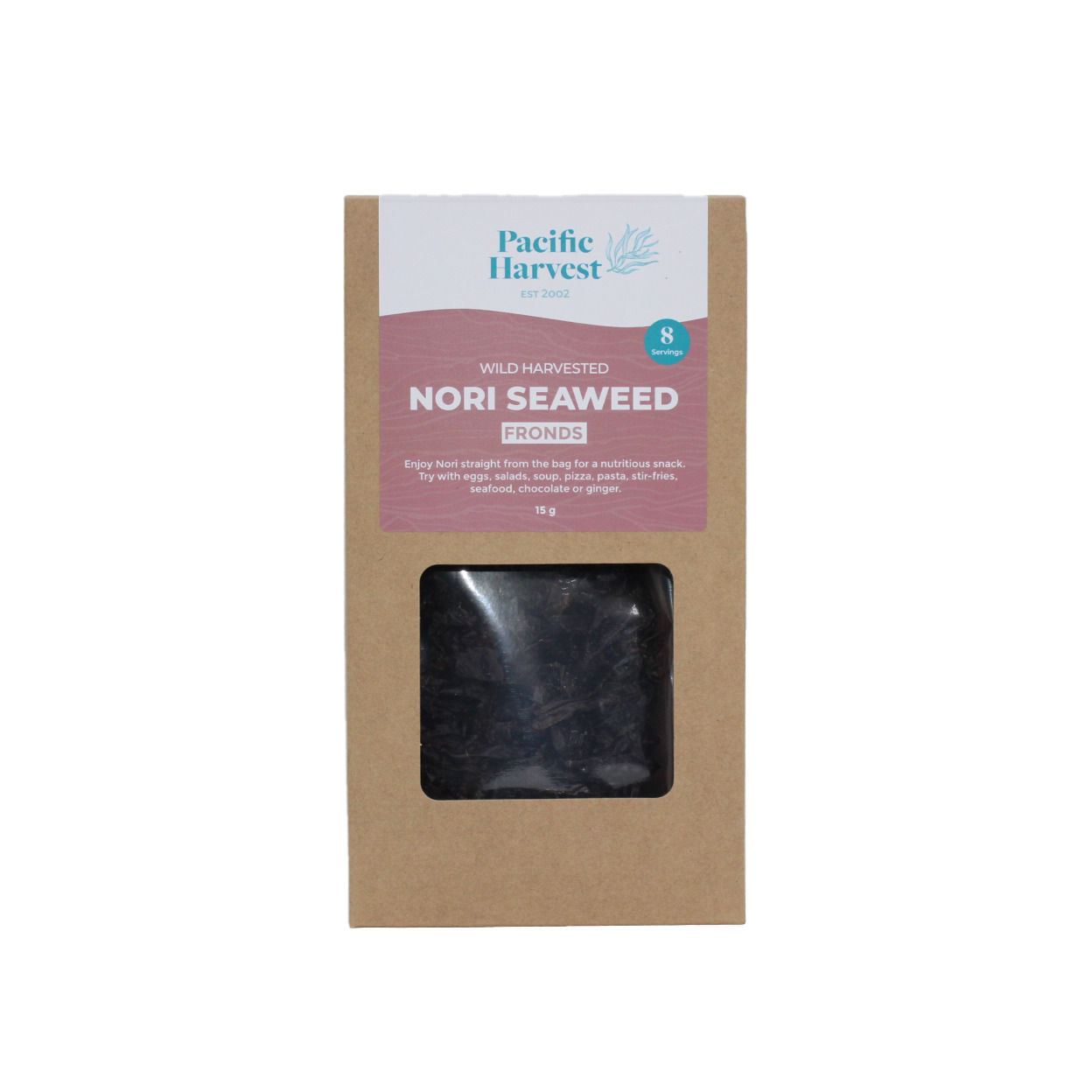 Pacific Harvest - Nori Seaweed Fronds (Wild Harvested) 15g