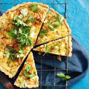 Caramelised Leek and Onion Tart