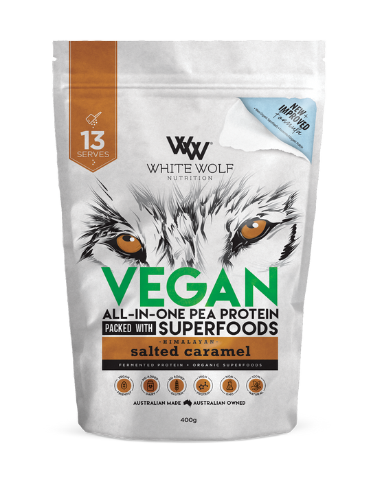 White Wolf - Vegan Pea Protein Salted Caramel