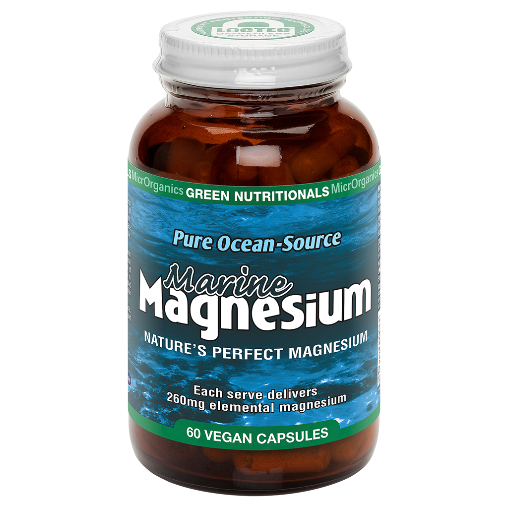 Green Nutritionals - Pure Ocean Source Marine Magnesium Tablets