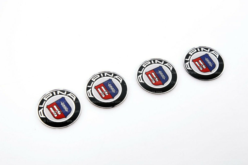 ALPINA WHEEL CENTER CAP STICKERS FOR 5 LUG WHEELS