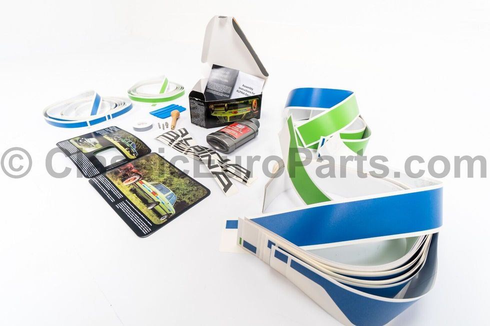 BMW Alpina blue / green deco kit