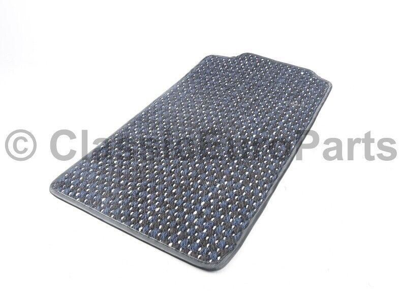 BLUE / BLACK COCO FLOOR MAT SET LHD E6 / E10 ORIGINAL