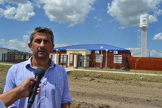 Gran estado de avance del sistema de
tratamiento cloacal en Nueva Formosa