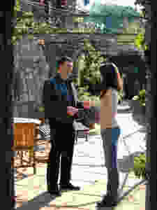 The first photo taken of Le Chef and I at La Vignette Haute, Auribeau sur Siagne, 2005