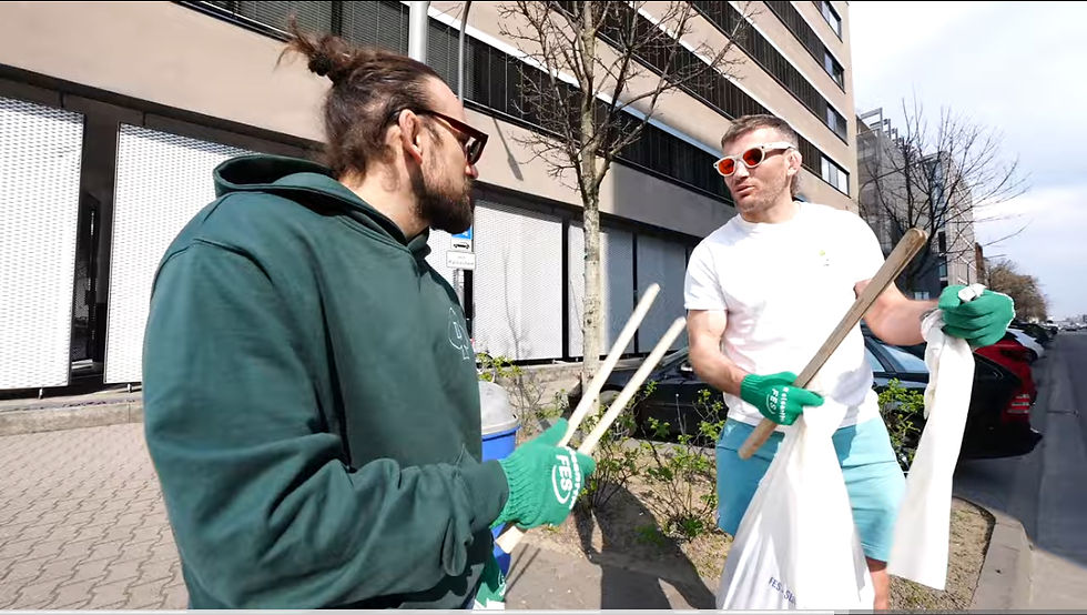Müll sammeln mit Cleanffm