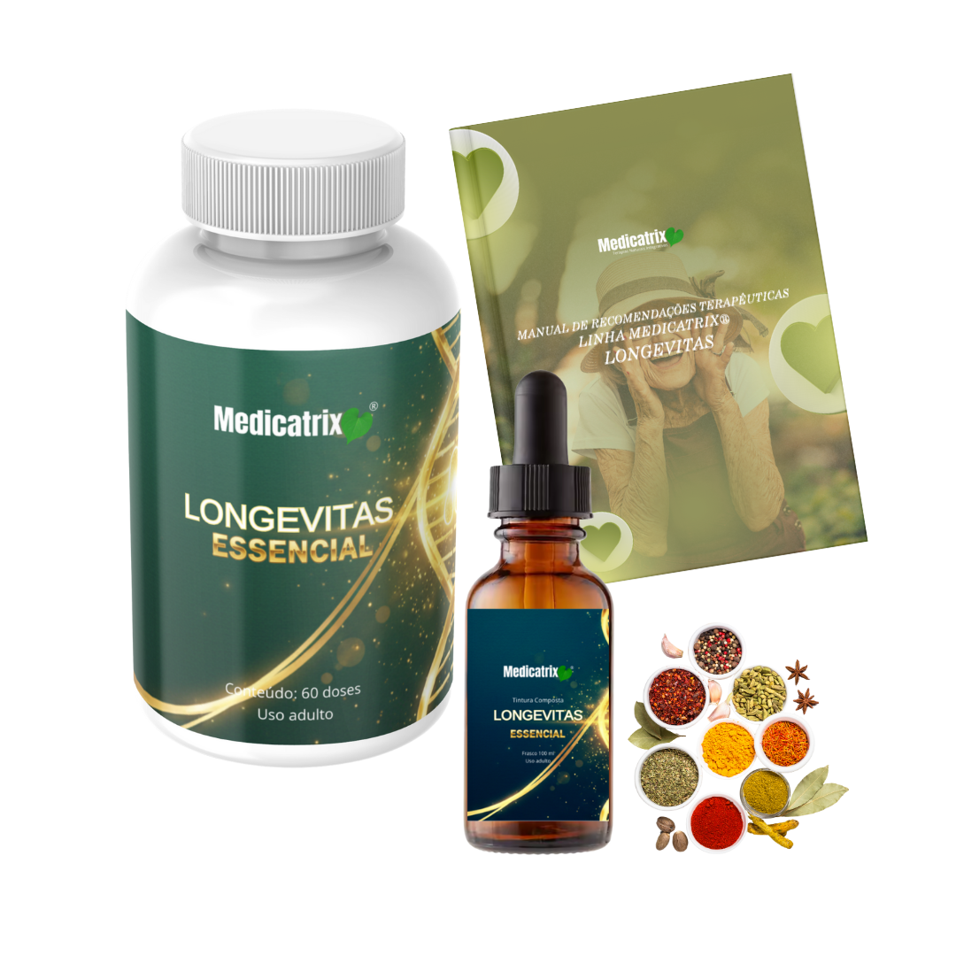 Frasco de Medicatrix® Longevitas Essencial