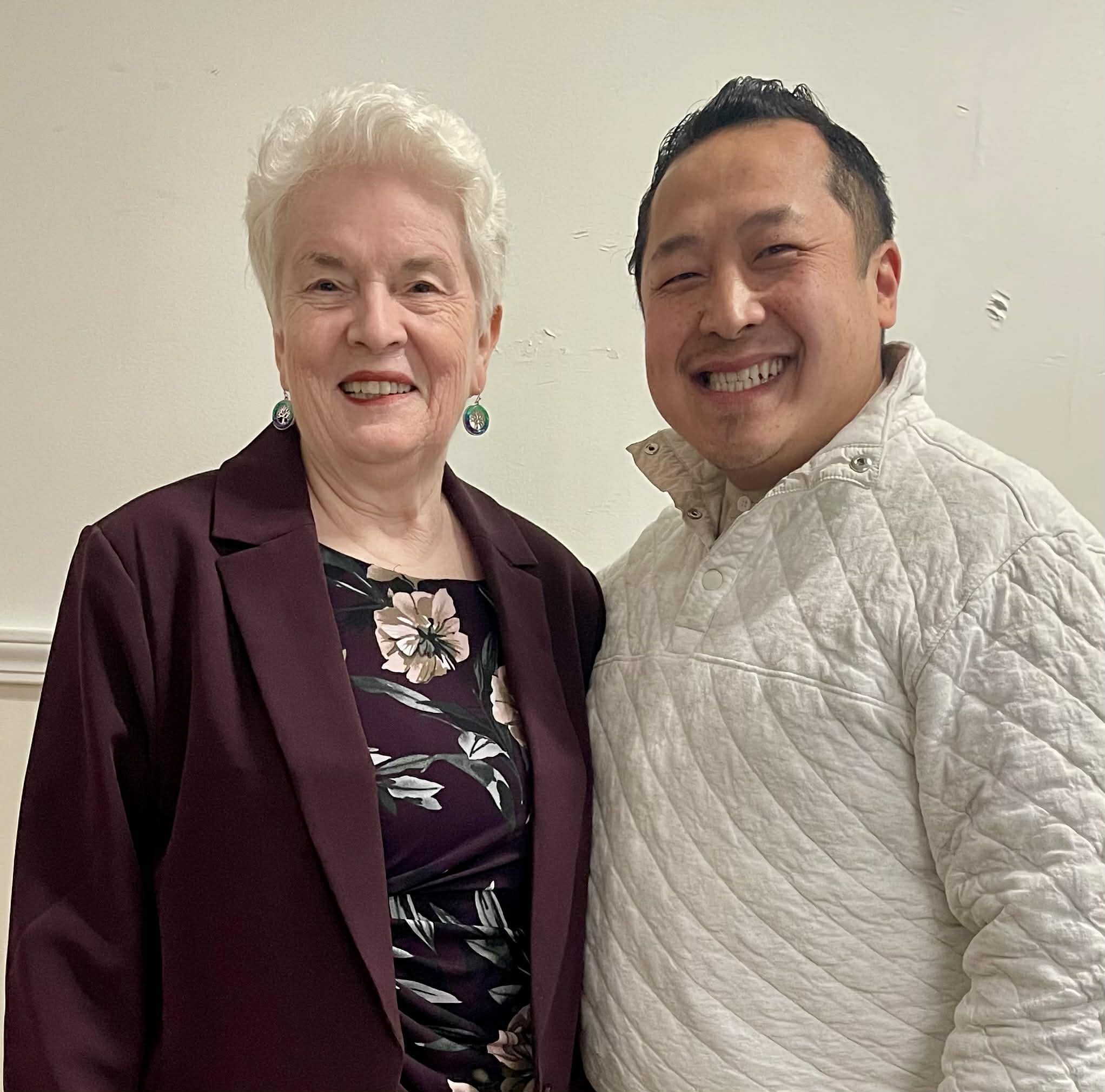 Victoria Reinhardt pictured with Chonburi Lee