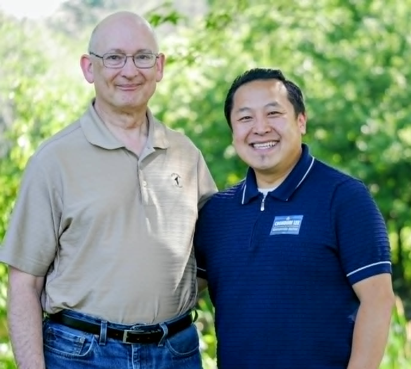 Peter Fischer pictured with Chonburi Lee