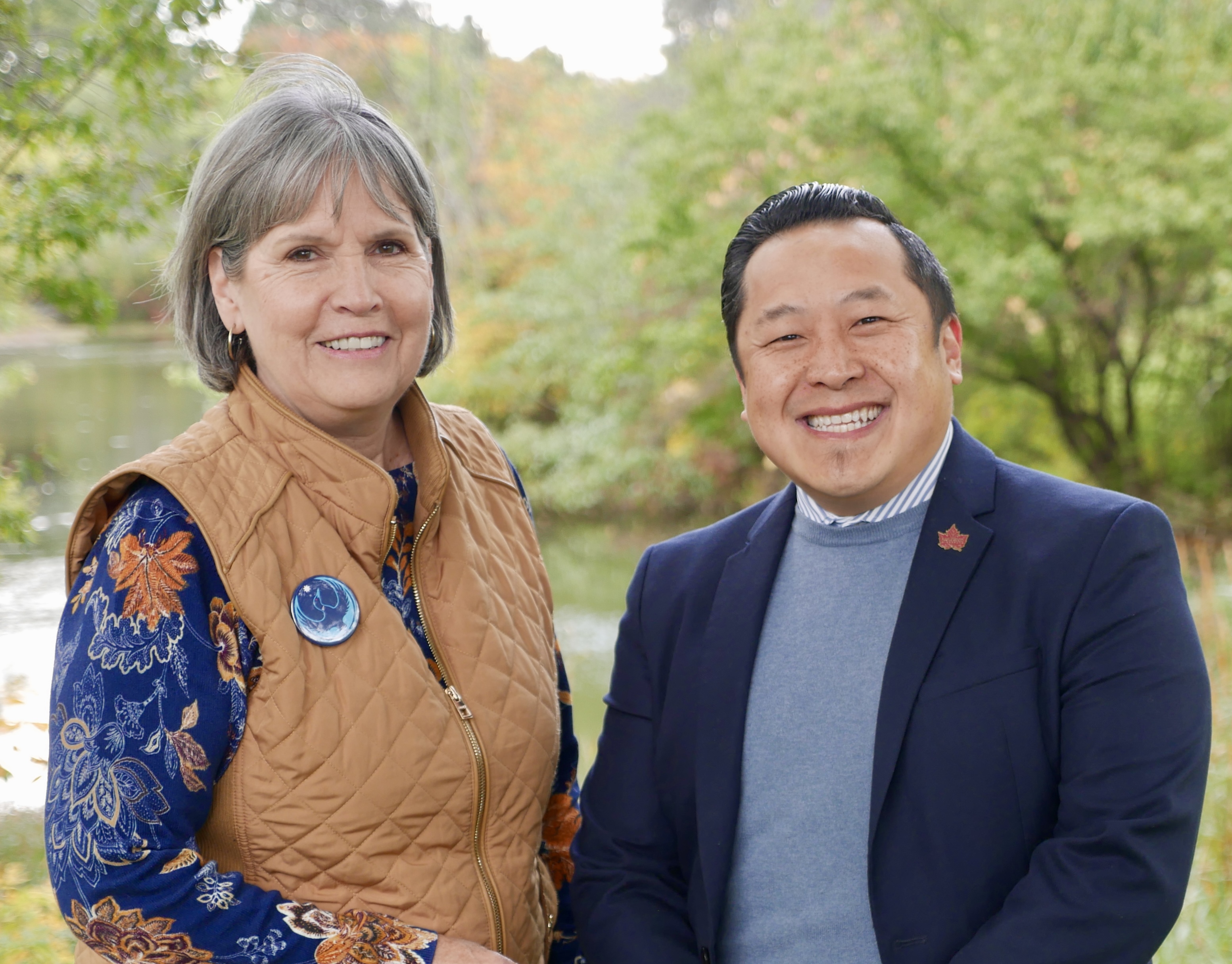 Betty McCollum pictured with Chonburi Lee