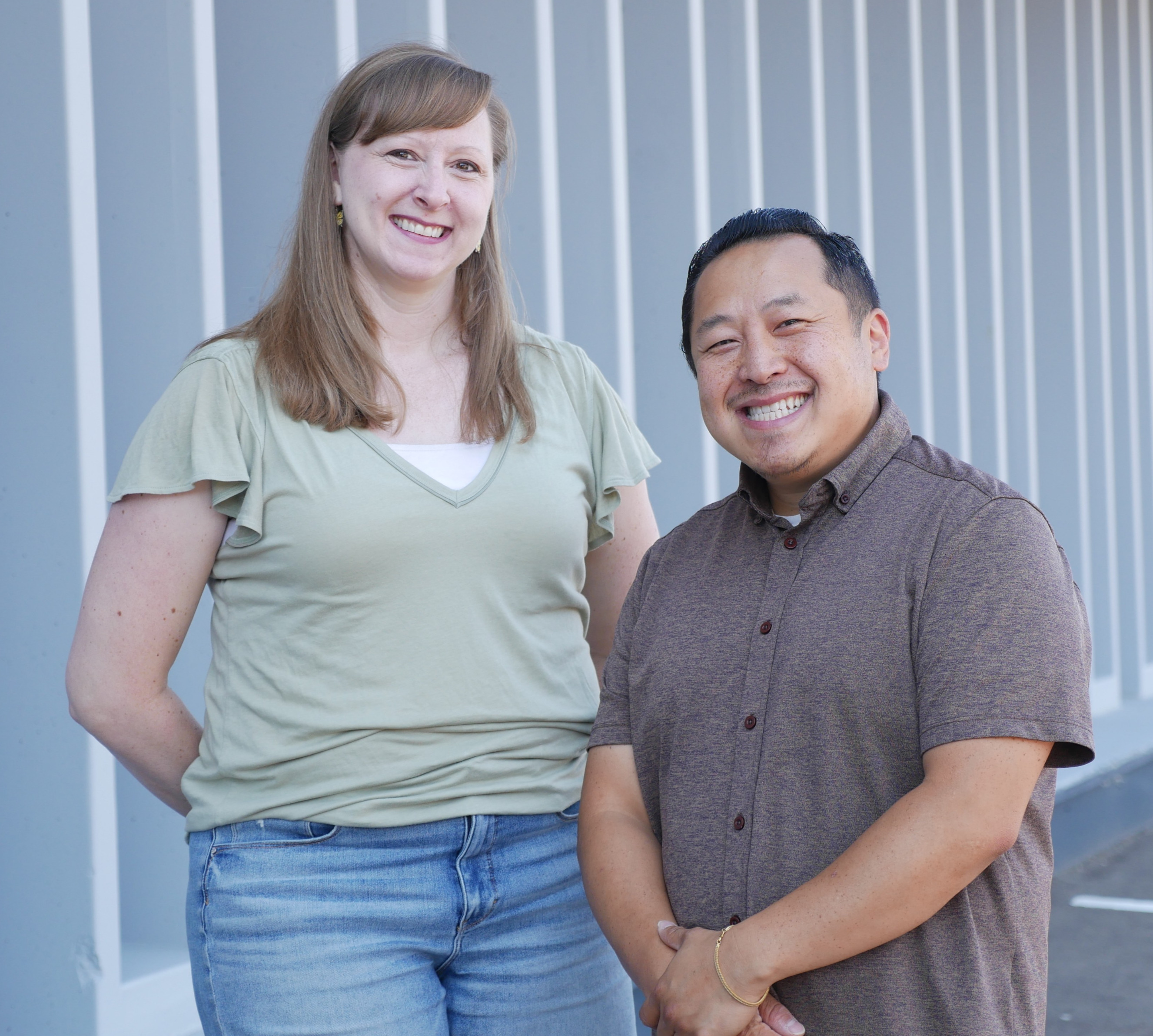 Amanda Hemmingsen-Jaeger pictured with Chonburi Lee