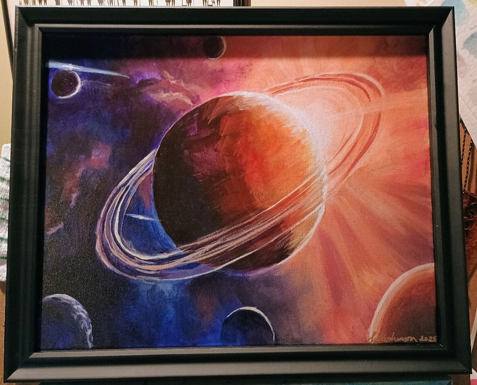 Thumbnail: Saturn’s Eclipse – Hand-Signed Print | Gift Collection