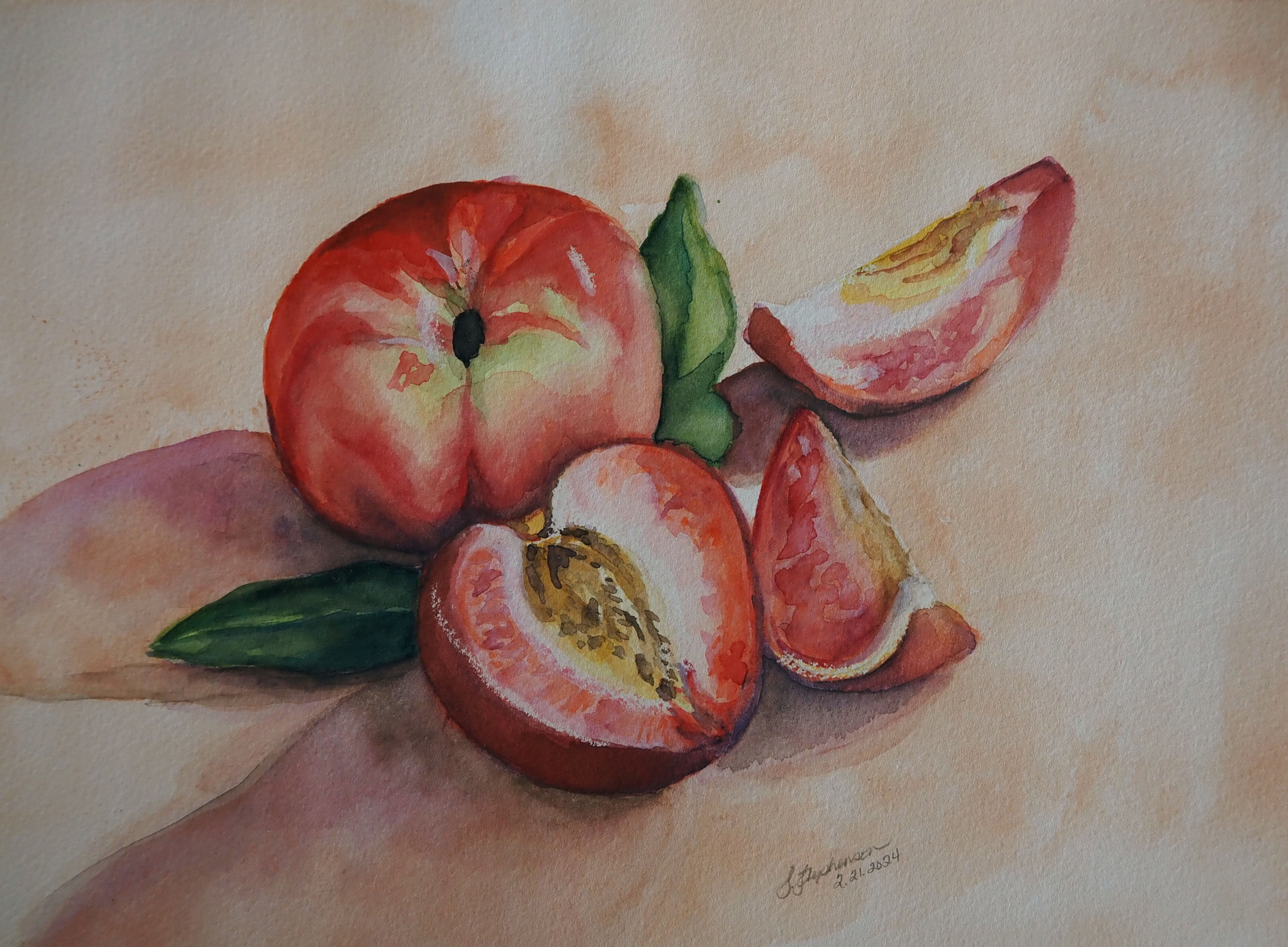 Georgia Peaches - Hand Signed Prints