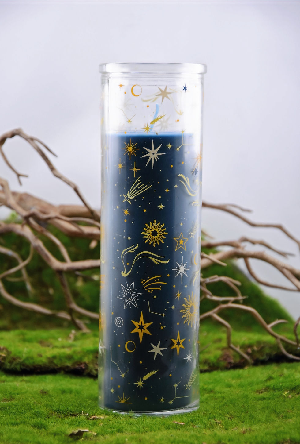 Starry Night Cinnamon and Blackberry Tube Candle