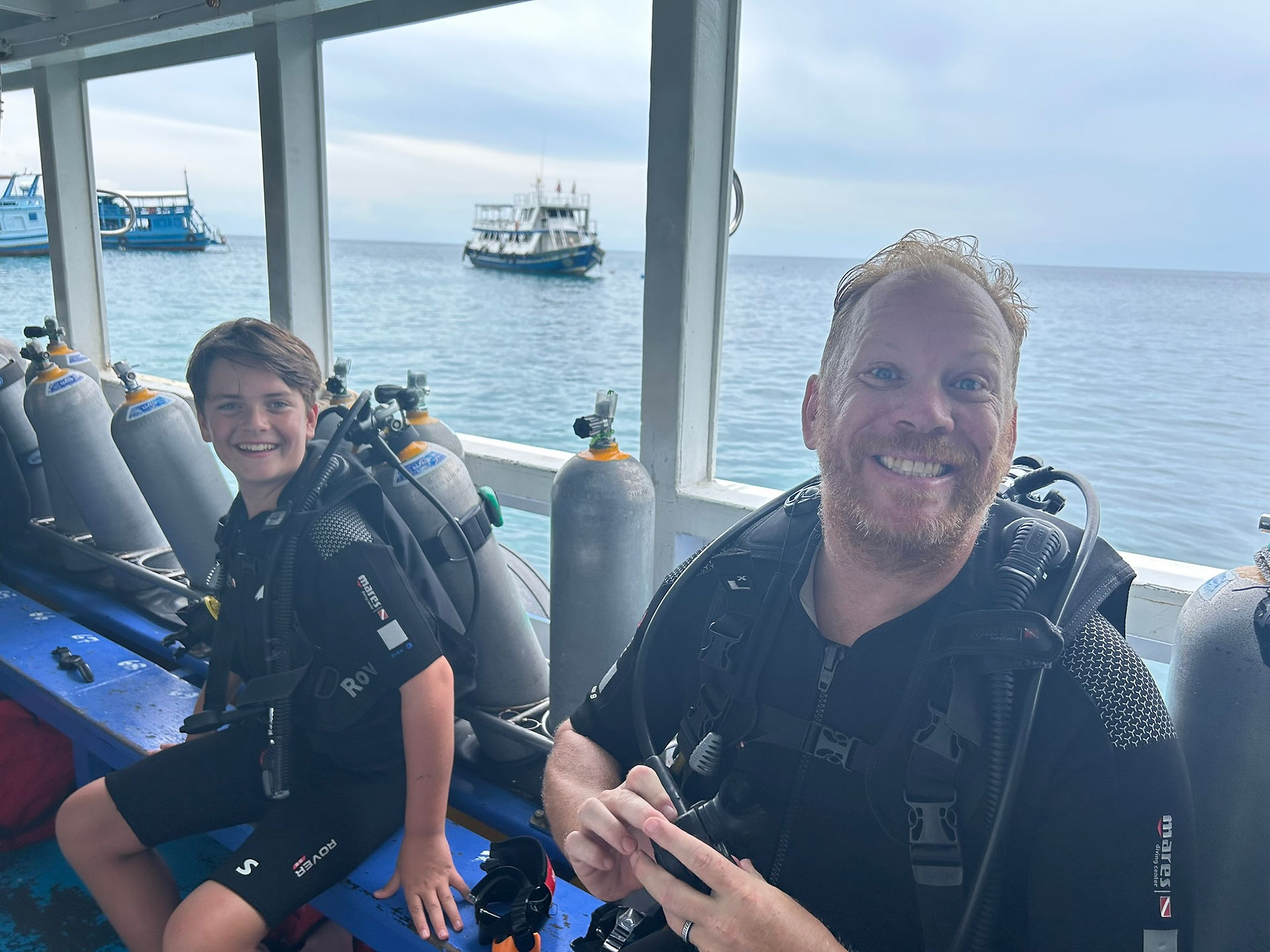 Getting ready to SCUBA