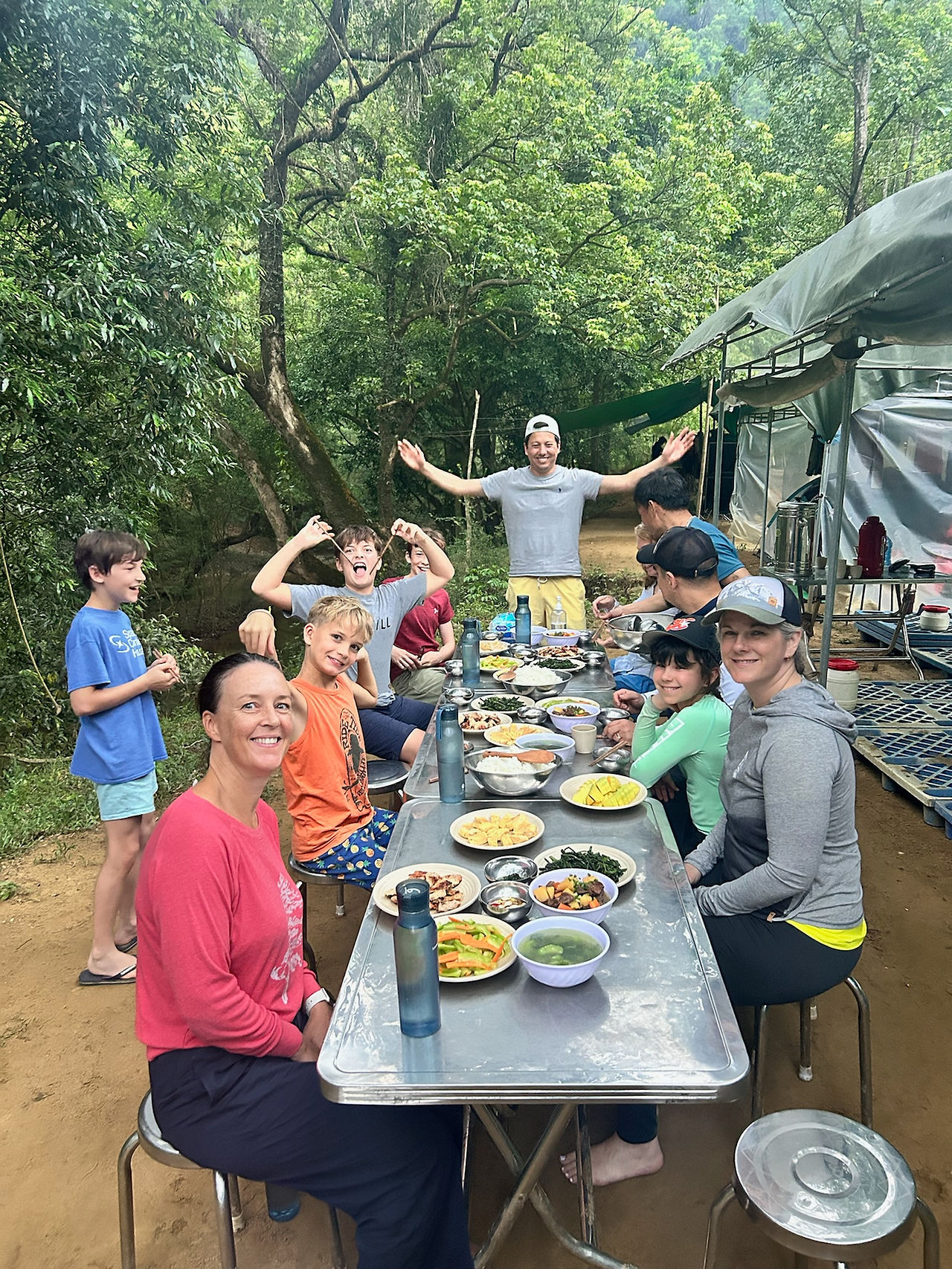 Camping breakfast Phong Nha